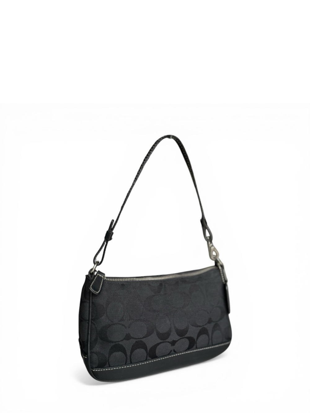 Coach Demi Signature Shoulder Mini Bag Black Y2K - Picture 4 of 13